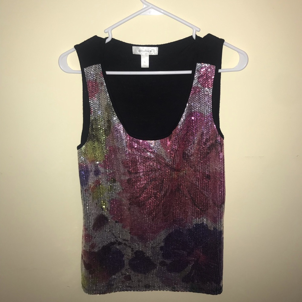 Dress Barn Sequin Top